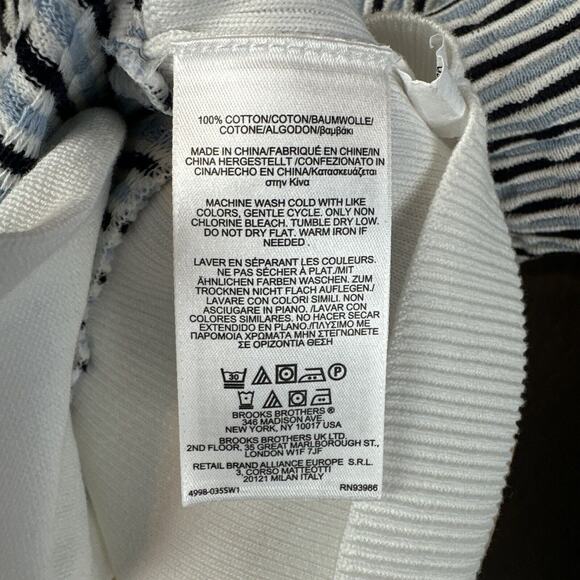 Brooks Brothers Black Fleece Mens Button Cardigan Sweater Size BB2 M Cotton - Picture 6 of 7